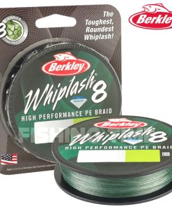 BERKLEY 8 X Strand Hi Performance Braid Line Whiplash 150m/Moss Green