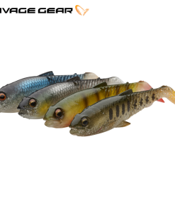 SAVAGE GEAR CRAFT CANNIBAL Paddletail 8.5CM  7G 4PCS Clear Water Mix