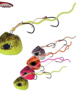 X-PARAGON Rubber Jigging Lure UV-Neon Slider DRACARYS TENYA 75g